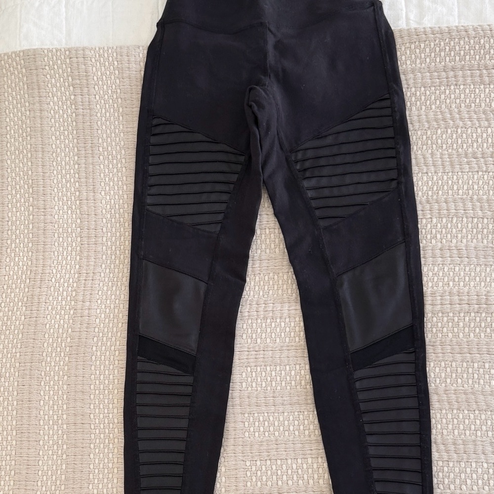 ALO Black Moto Leggings